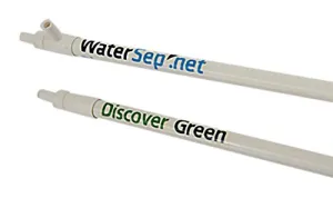 SU 910 10DIS24 LD Discover24 Green Line Single Use Hollow Fiber Cartridge, 0.1 µm Pore Size, 1 mm ID, 9.4 mm Diameter, 600 Length, Polyethersulfon/Polysulfone/Urethane (Pack of 12)