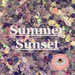 Summer Sunset Glitter