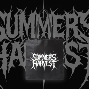 SUMMERS HARVEST DEATHCORE LOGO TOTE BAG