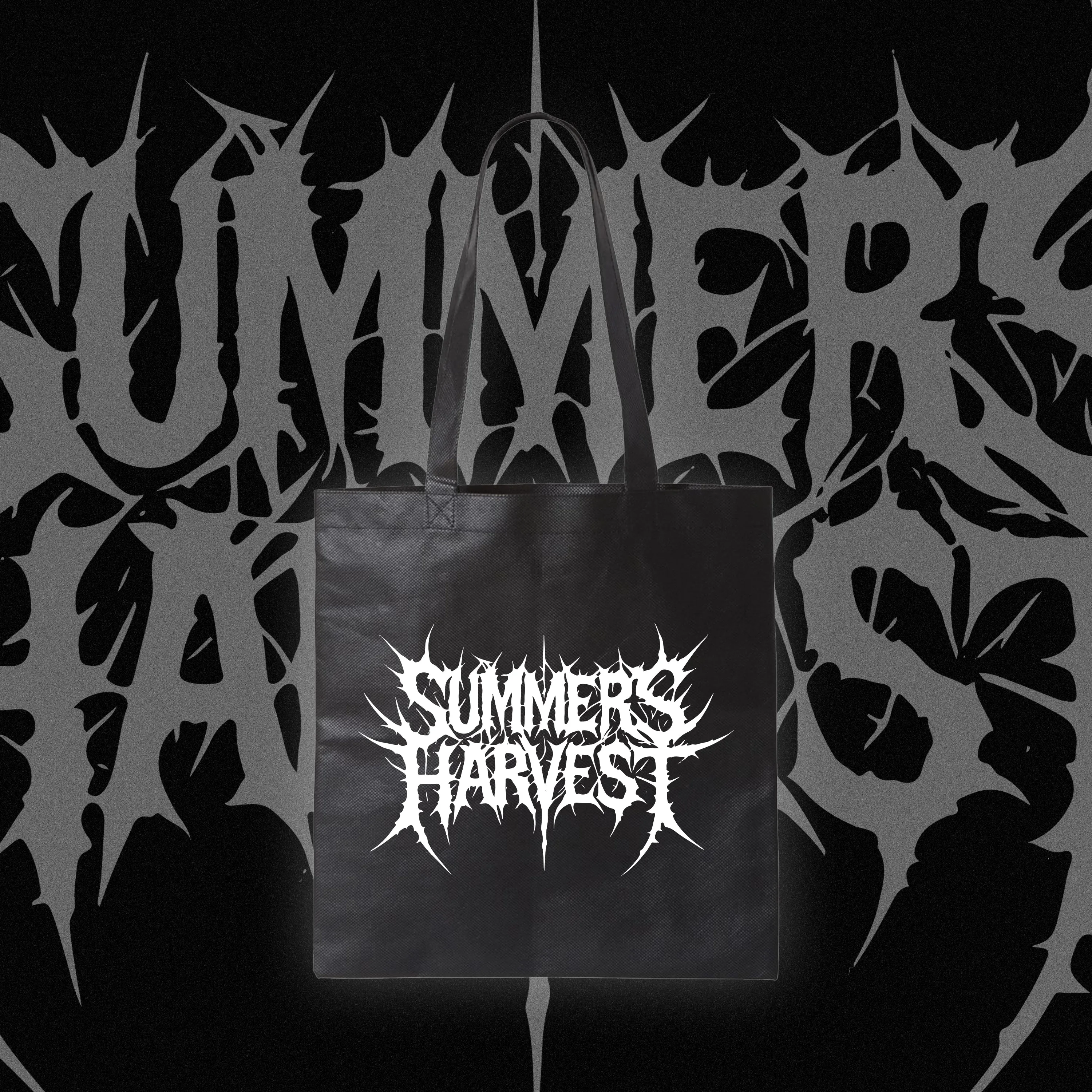 SUMMERS HARVEST DEATHCORE LOGO TOTE BAG