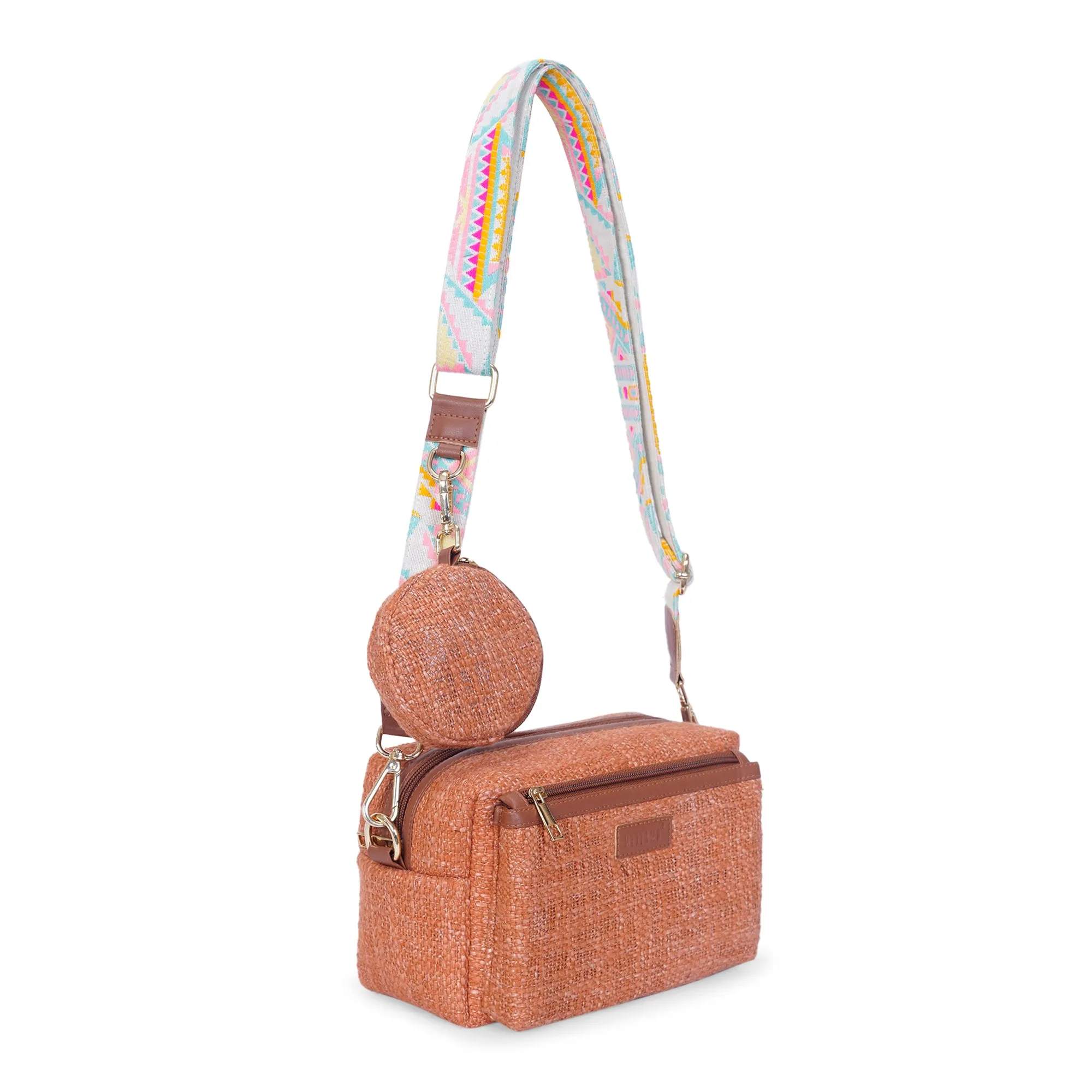 Sunset Amber - Box Sling Bag