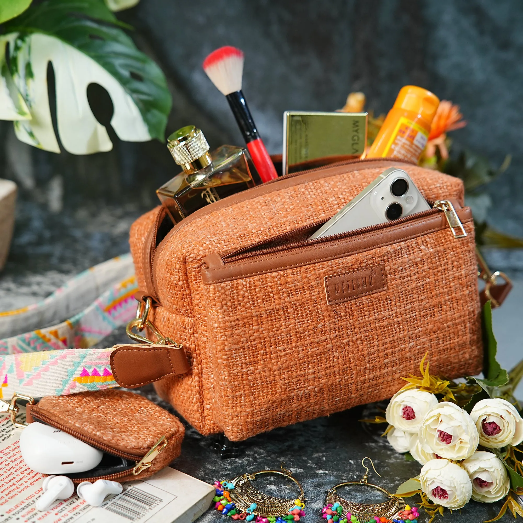 Sunset Amber - Box Sling Bag