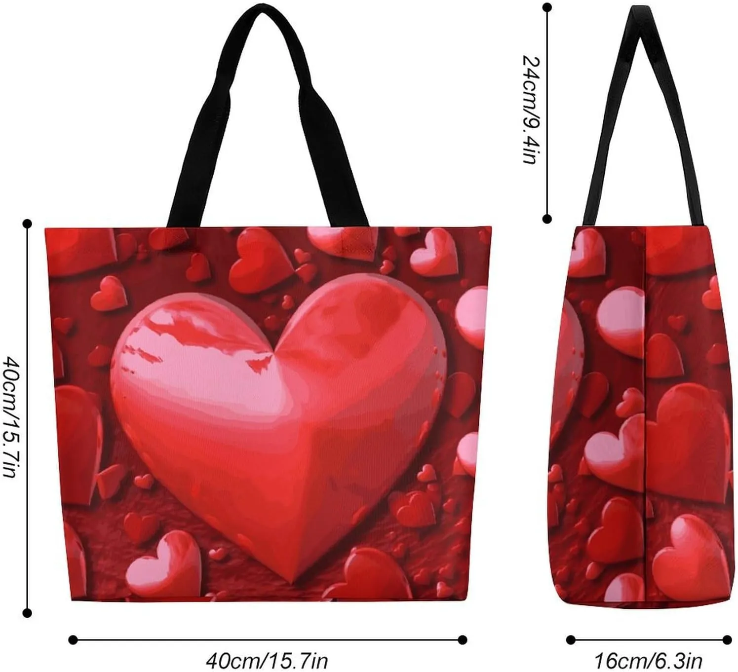 Sunset Dolphin Tote Bag for Women Reusable Grocery Shoulder Bags Shopping Bag for Travel, Groceries