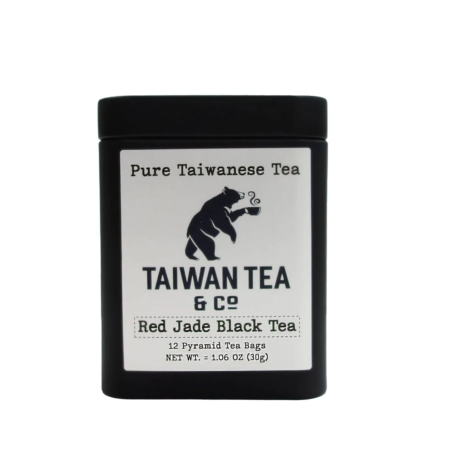 Taiwan Sun Moon Lake Red Jade Black Tea 12 Pyramid Tea Bags Organic Tea Hand Picked