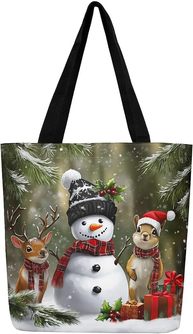 Thanksgiving Pumpkin Canvas Tote Bag,Maple Leaf Duffle Bag,Fall Leaves Handbag Farmhouse Autumn Harvest Fall Decor