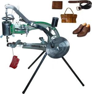 (the Latest Upgraded Version 10 -Bearings) Shoe Repair Hand Sewing Machine, Shoe Cobbler Machine with Nylon Line, Manual Mending for Shoes/Bags/Clothes/Quilts/Coats/Trousers…