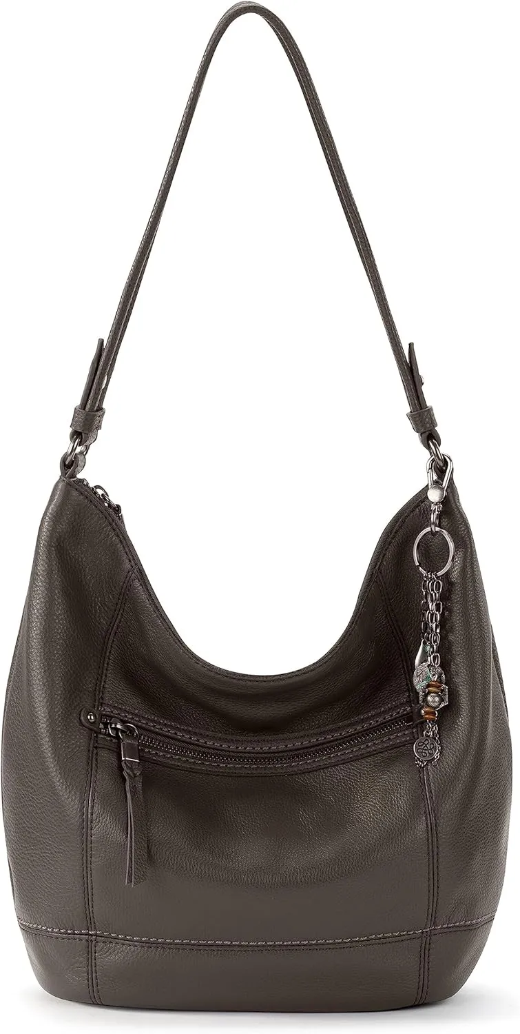 The Sak Sequoia Hobo Bag - Premium Large Leather Women's Handbag for Everyday & Travel - Durable Purse With Zipper Pocket