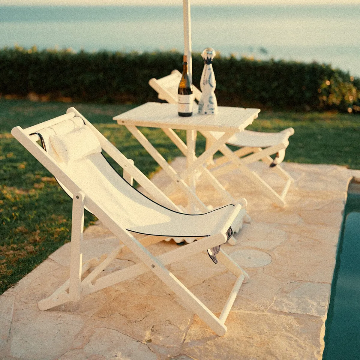 The Sling Chair - Rivie White