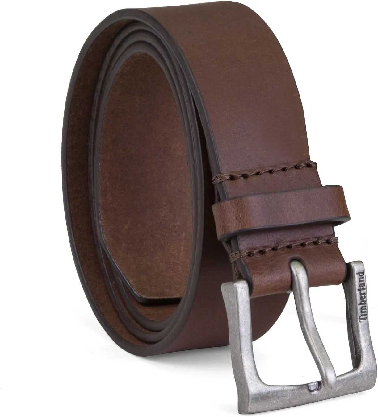 Timberland mens Classic Leather Jean Belt 1.4 Inches Wide