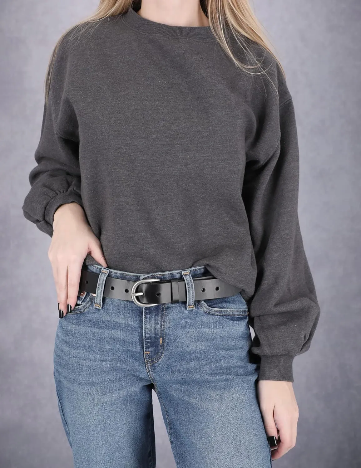 Timberland Women's Casual Leather Belt for Jeans