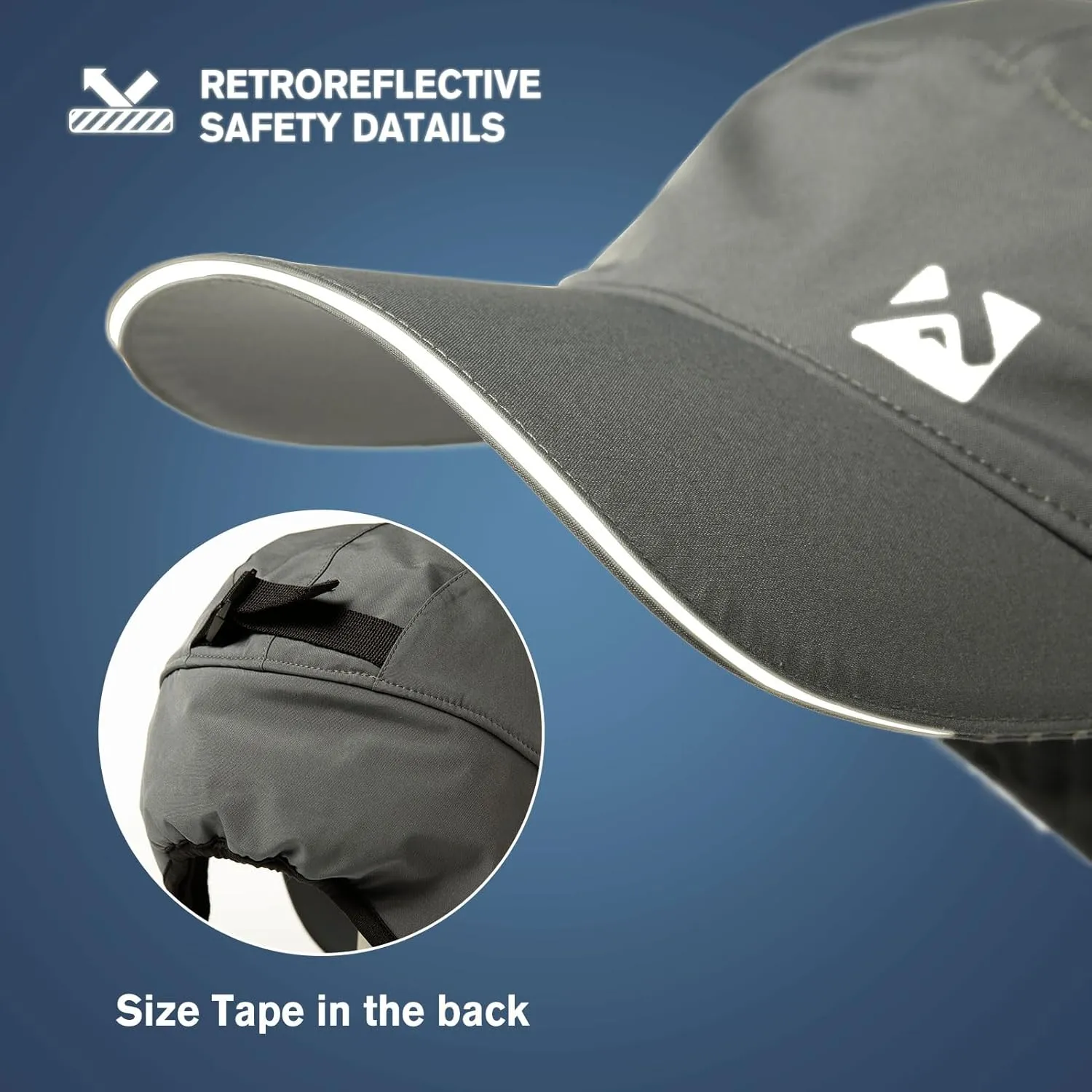 TOP-EX Oversize XL XXL Men's Waterproof Winter Baseball Cap Fleece Earflap Trapper Hat for Cold Weather Large Heads