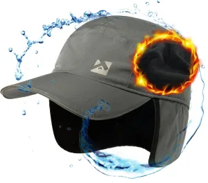 TOP-EX Oversize XL XXL Men's Waterproof Winter Baseball Cap Fleece Earflap Trapper Hat for Cold Weather Large Heads