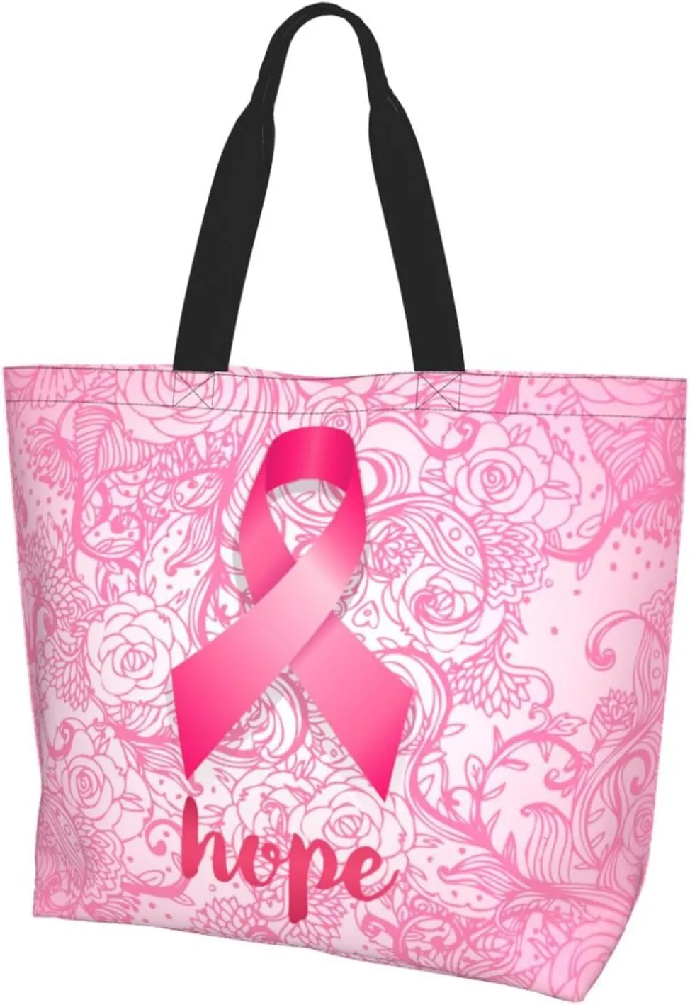Tote Bag For Womens, Large Casual Shoulder Sling Bags Reusable Grocery Handbag For Travel Shopping Gym