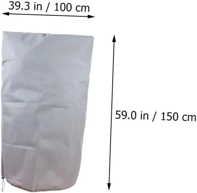 TOYANDONA Cold Cover Outdoor Winter Fruit Protective Plant Bag Shrubs Covers Plant Cover Freeze Protector Plant Protection Bag Frost Burlap Small Antifreeze Bush Tree Non-Woven Fabric