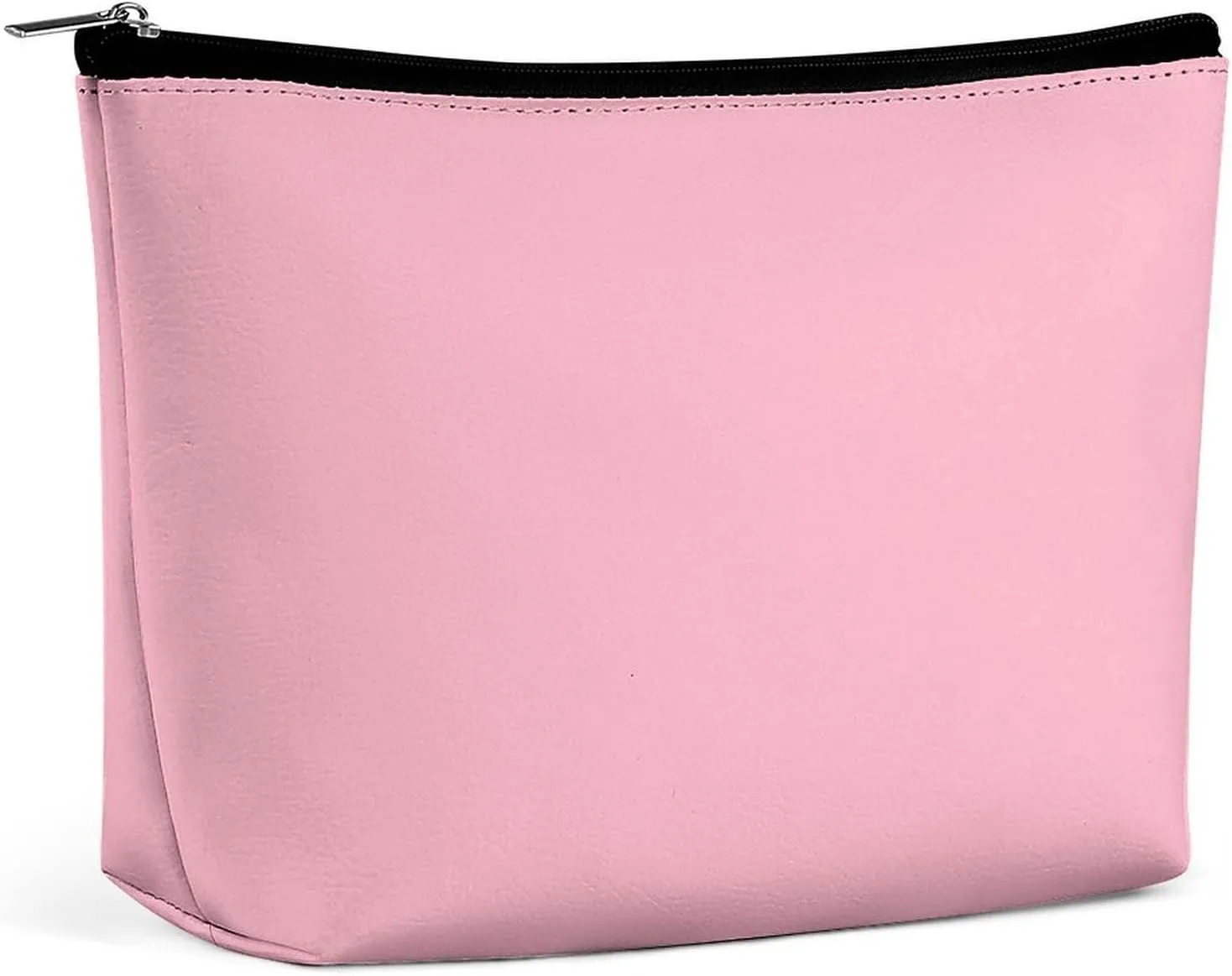 Travel Makeup Bag, Cherry Blossom Pink Solid Color Cosmetic Bags for Women Large Capacity Waterproof Toiletry Pouch Make up Organizer