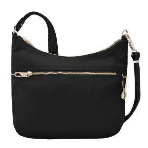 Travelon Women's Anti-Theft Tailored Hobo Travel Purse, Onyx (black) - 43198 580