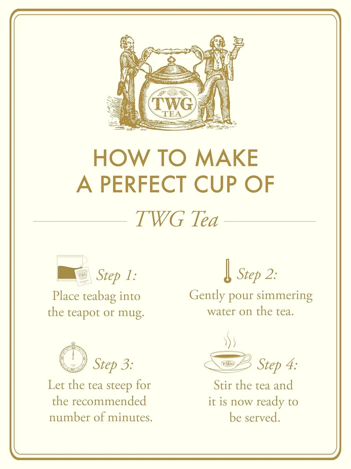 TWG Tea | UVA Highlands BOP | Black Tea | Golden Infusion | 15 Hand Sewn Cotton Tea Bags | Gift Set