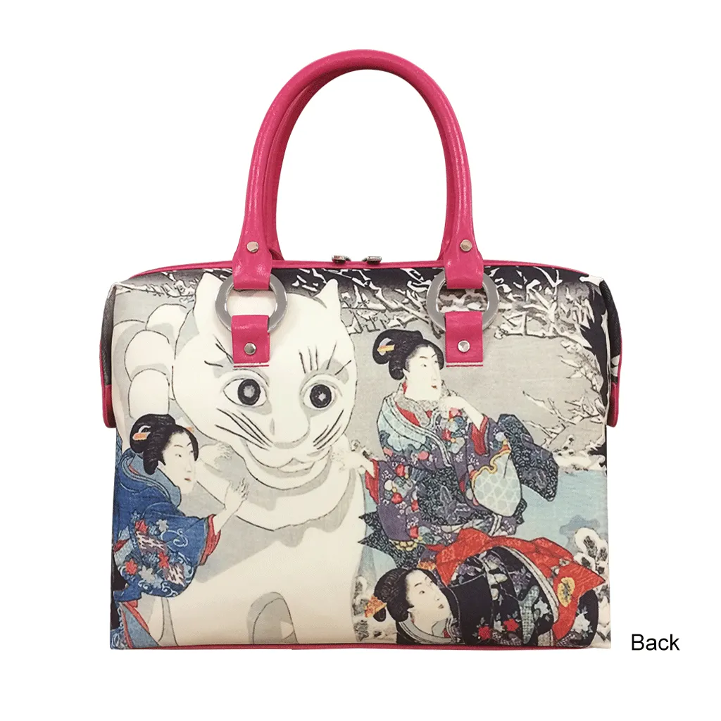 Ukiyo-e 38, UKy-1, Handbag - Kuniyoshi, Giant Snow Cat