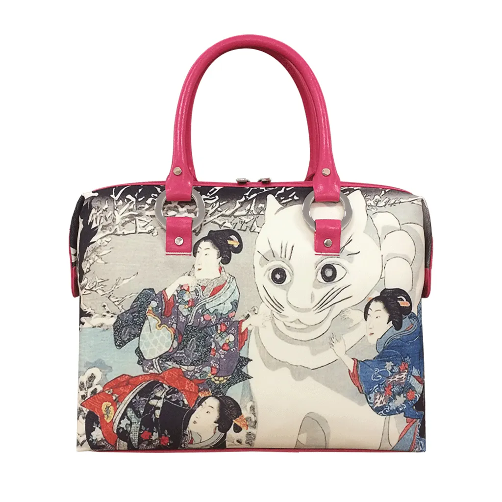 Ukiyo-e 38, UKy-1, Handbag - Kuniyoshi, Giant Snow Cat