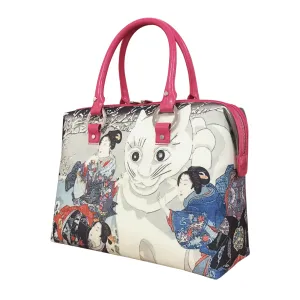 Ukiyo-e 38, UKy-1, Handbag - Kuniyoshi, Giant Snow Cat