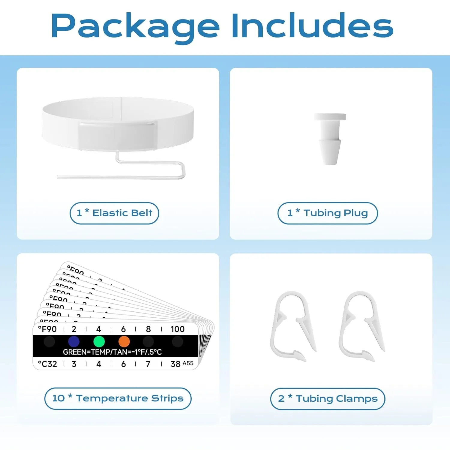 Urine Test Complete Kit, Lengthened 46” Hi-Stretch and Comfortable Concealed Belt,2 oz to 4 oz Translucent Soft Sample Bag on Belt, Urine Test Thermometer Stickers and Funnel, Water Stop Buckle