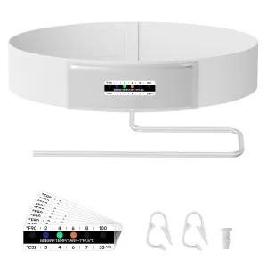 Urine Test Complete Kit, Lengthened 46” Hi-Stretch and Comfortable Concealed Belt,2 oz to 4 oz Translucent Soft Sample Bag on Belt, Urine Test Thermometer Stickers and Funnel, Water Stop Buckle