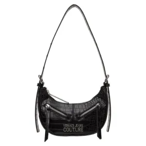 VERSACE JEANS COUTURE CROCO SHOULDER BAG