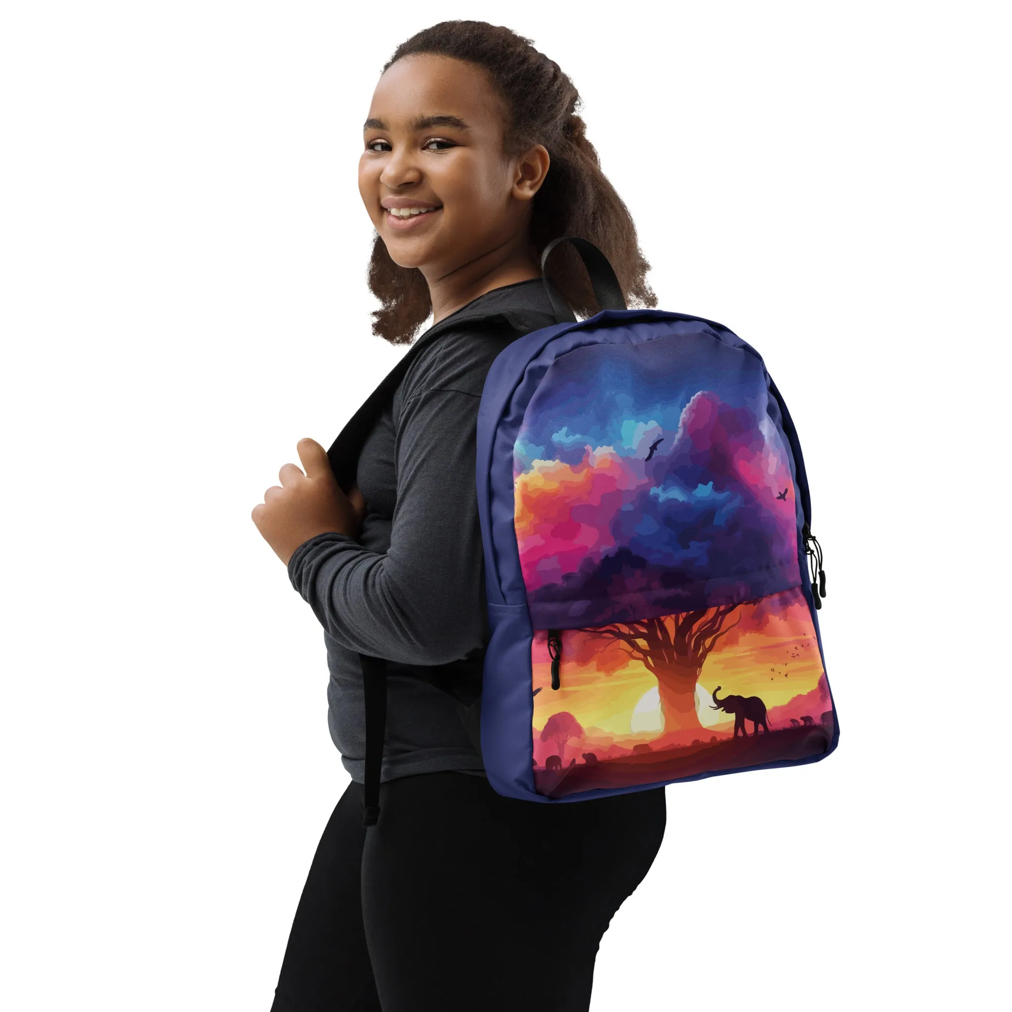 Vibrant Savanna Sunset Backpack