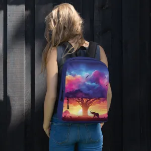 Vibrant Savanna Sunset Backpack