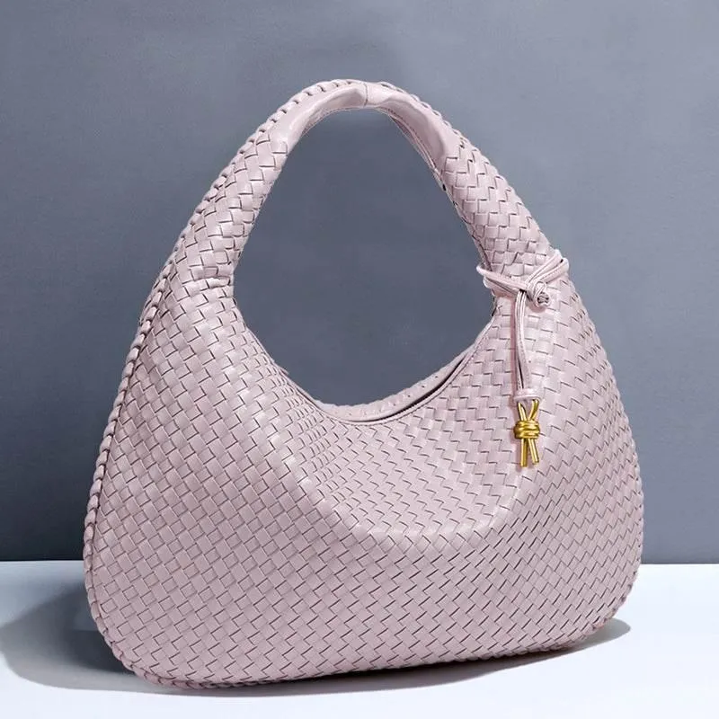 Vibrant Woven Leather Hobo Bags for Effortless Chic Style