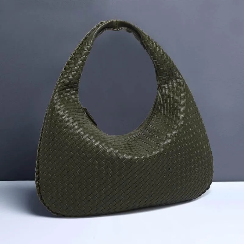 Vibrant Woven Leather Hobo Bags for Effortless Chic Style