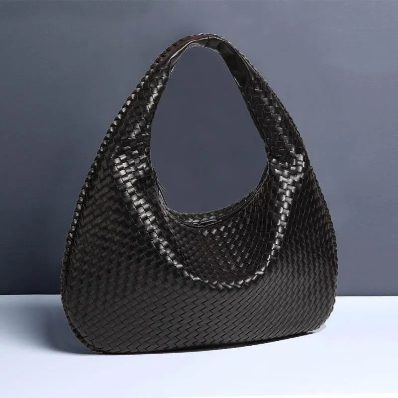 Vibrant Woven Leather Hobo Bags for Effortless Chic Style