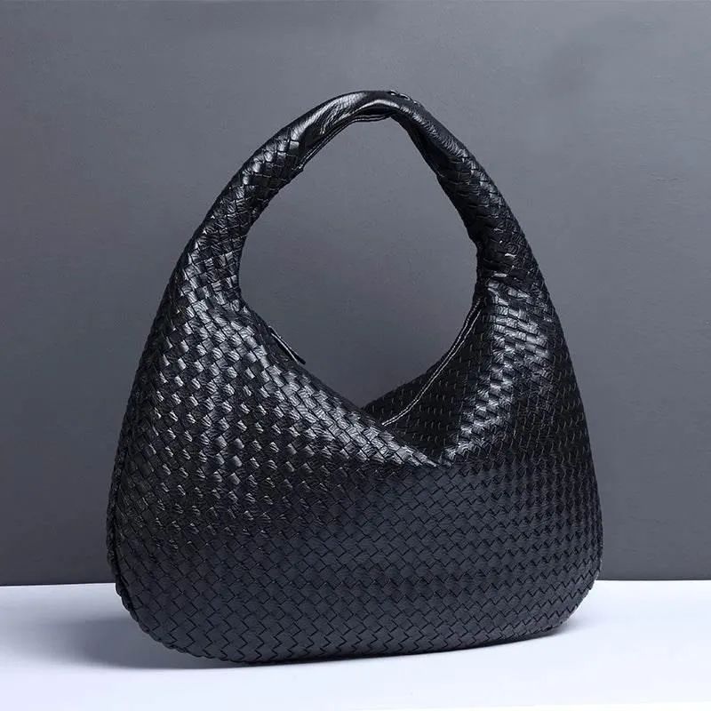 Vibrant Woven Leather Hobo Bags for Effortless Chic Style
