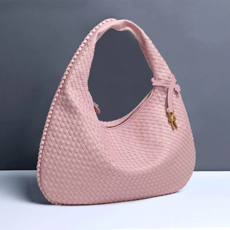 Vibrant Woven Leather Hobo Bags for Effortless Chic Style