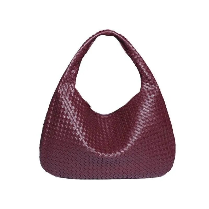 Vibrant Woven Leather Hobo Bags for Effortless Chic Style
