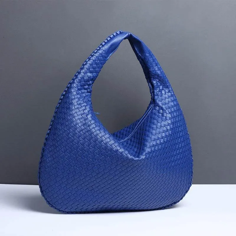 Vibrant Woven Leather Hobo Bags for Effortless Chic Style
