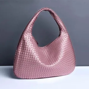 Vibrant Woven Leather Hobo Bags for Effortless Chic Style