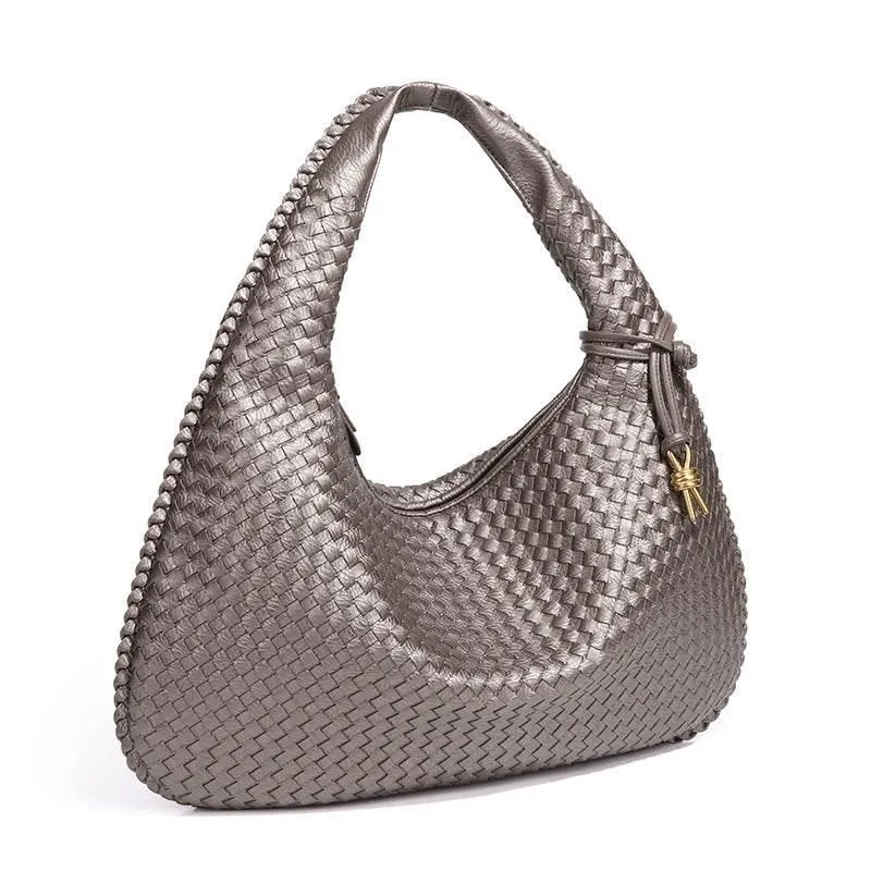 Vibrant Woven Leather Hobo Bags for Effortless Chic Style