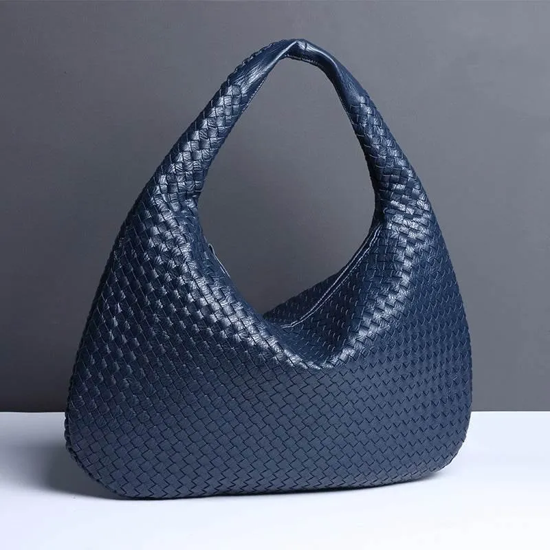 Vibrant Woven Leather Hobo Bags for Effortless Chic Style