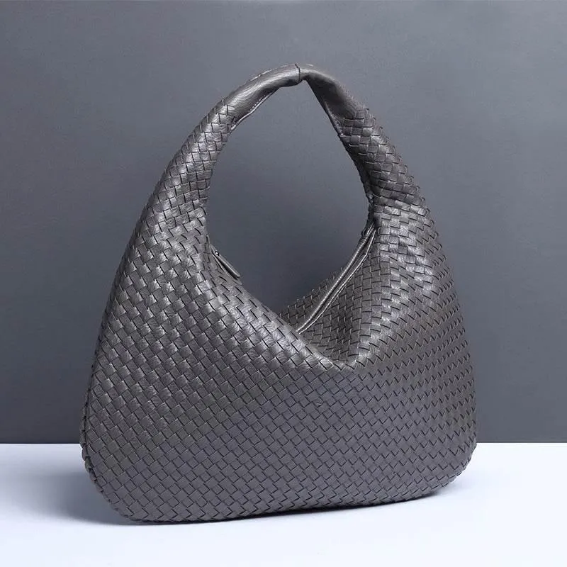 Vibrant Woven Leather Hobo Bags for Effortless Chic Style