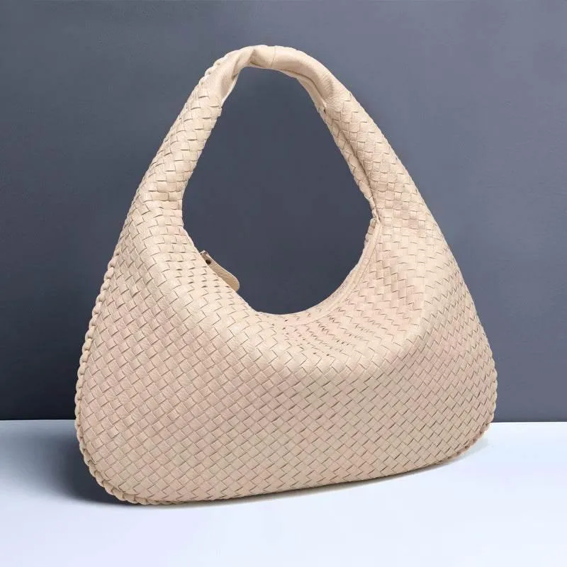 Vibrant Woven Leather Hobo Bags for Effortless Chic Style