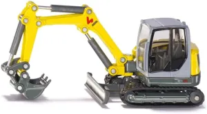 Wacker Neuson ET65 Track Excavator Yellow and Gray 1/50 Diecast Model by Siku 3559