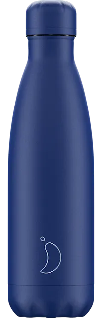 Water Bottle 500ml - Matte Blue