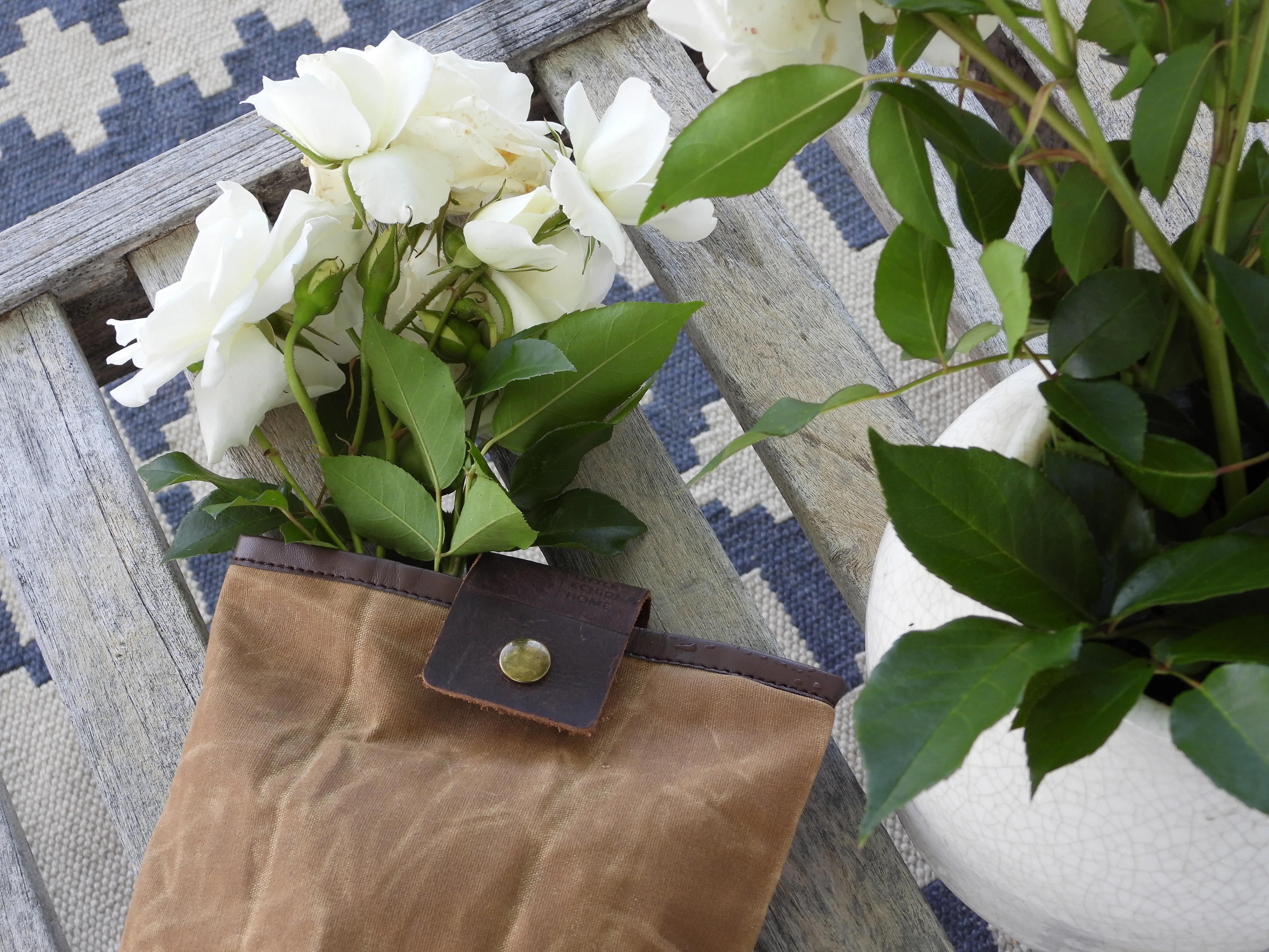 Waxed Canvas Harvest / Forage Pouch