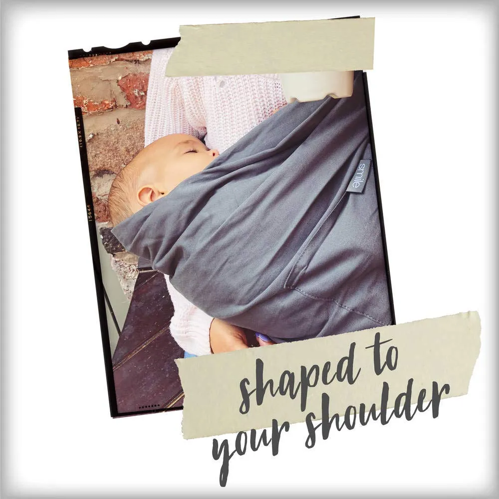 We Made Me Smile Classic Baby Sling, Five Carry Positions, from 3.6-15.9kg, Deep Blue
