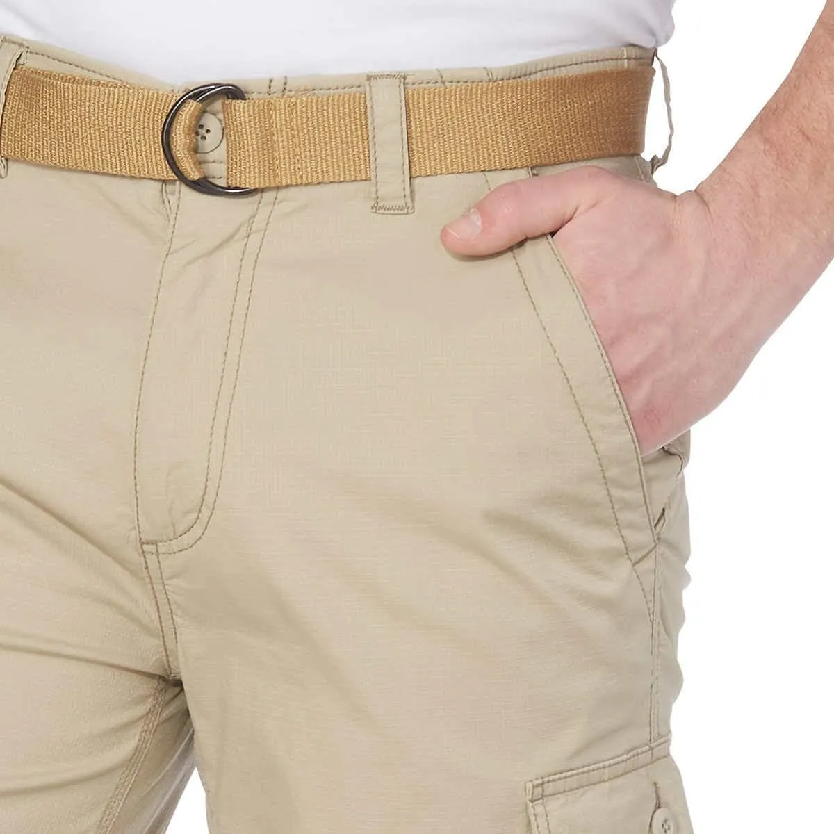 Wearfirst Men’s Belted Cargo Short