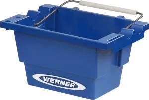 Werner AC50-JB-5 Ac50-Jb-3 Lock-in Job Bucket, for Use with Obel00 and 6200 Series Step Ladders, Plastic, Blue, 25 lbs