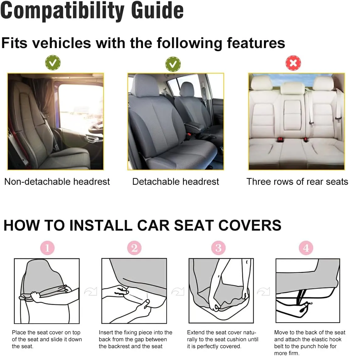 Western Car Seat Covers Set of 2,Rustic Brown Beige Teal Western Country Cowboy Tooled Leather Universal Auto Front Seat Cushion Protector for Women Men Cool Car Accessories Fit for Car Truck