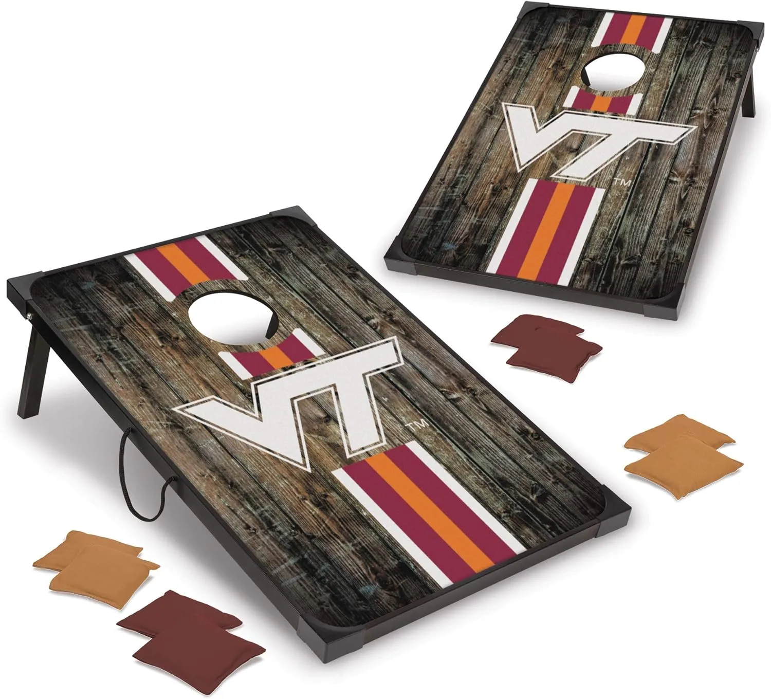 Wild Sports NCAA 2' x 3' MDF Deluxe Cornhole Set - with Corners and Aprons