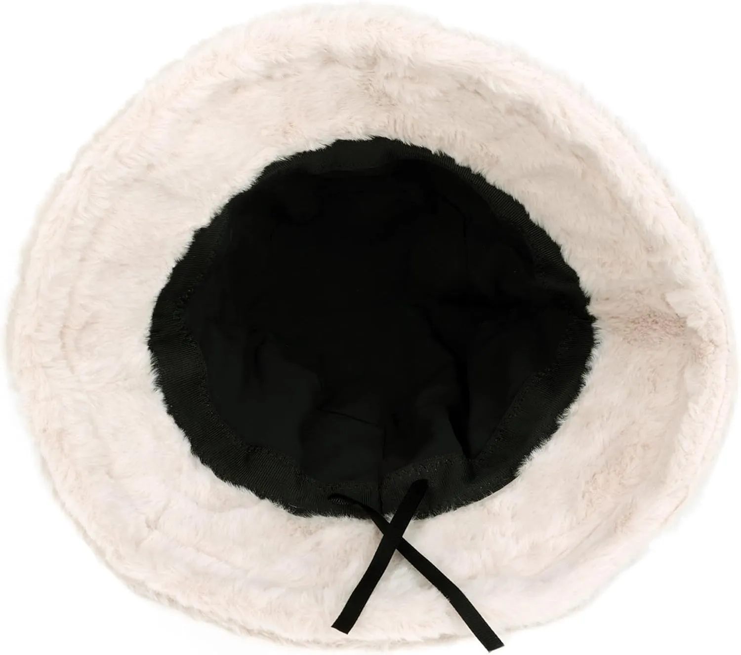 Winter Fluffy Fuzzy Bucket Hat Plush Furry Faux Fur Fisherman Hats Warm Hat for Women